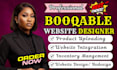 build a professional booqable rental website with SEO and online booking