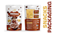 design coffee pouch packaging and custom food label
