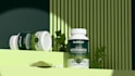 design professional supplement label and packaging with premium mockups