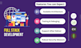 do website development as full stack web developer, front end, backend developer