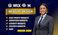 design non profit website, charity website, church website, donation website ngo