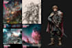 draw stylized character, game character, realistic character