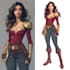 make concept art superhero character comic style