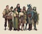 create a custom dnd party character illustrations