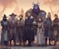 draw a fantasy dnd party character illustration