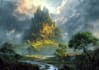 design a conceptual fantasy landscape