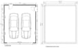 create garage floor plan, elevation, section drawings for city permit approval