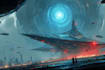 create a custom spaceship sci fi steampunk nft
