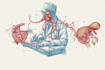 draw exercise, medical and anatomy illustrations