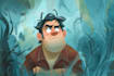 create a vector cartoon character