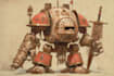 make a paint warhammer character