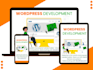 do custom wordpress website or ecommerce website design as full stack dev