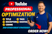 optimize youtube videos with SEO and keyword research