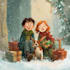 draw christmas illustrations and cards for you