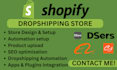 design redesign shopify dropshipping store one product listing page optimization