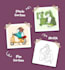 draw custom cartoon illustration