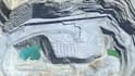 do 3d quarry design, excavation site, mining facility, 3d terrain layout