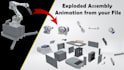 render 360 turntable, exploded view animations of 3d models