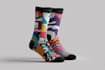 draw digital pattern socks design