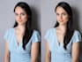 do high end skin retouching with natural look
