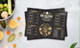 create a stunning, professional restaurant menu design