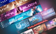 design facebook, linkedin and youtube thumbnail and banner