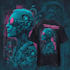 make tshirt and apparel design with cyberpunk style