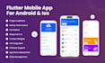 build a professional flutter mobile app for android and ios