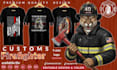 design custom firefighter t shirt design