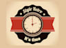create a modern watch or clock company logo for you