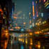 design sci fi city concept art