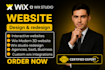 create wix website redesign wix website design 3d animated wix studio redesign