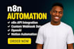 n8n workflow n8n automation n8n ai agent api integration n8n voice agent expert