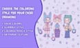 draw a stylish and cute chibi character