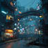 draw futuristic city digital art