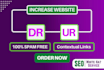 increase your ahrefs DR with high quality backlinks