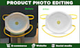 do product photo editing, image retouching