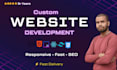 build, rebuild website development as full stack developer, front end developer