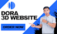 design redesign an interactive dora 3d website