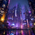 create cinematic futuristic urban landscapes