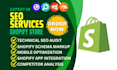 do advance shopify SEO optimization for ecommerce website