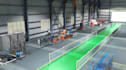 do 3d warehouse design, storage space, 3d commercial building, sport facility