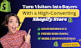 build a high converting shopify dropshipping store design