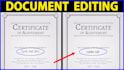 edit text for images documents certificates and reliable data entry