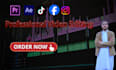 do professional video editing within low price