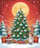 make a group christmas caricature, happy new year caricature