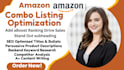 optimize amazon combo listing backend keywords competitor analysis content