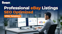 do premium template designing ebay listing account managment