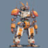 make a mecha robot art and illustration