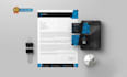 design business card, letterhead and envelope